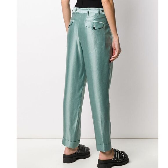 ANN DEMEULEMEESTER High-waisted straight leg trousers Size FR 38 / US 6 - Picture 2 of 16